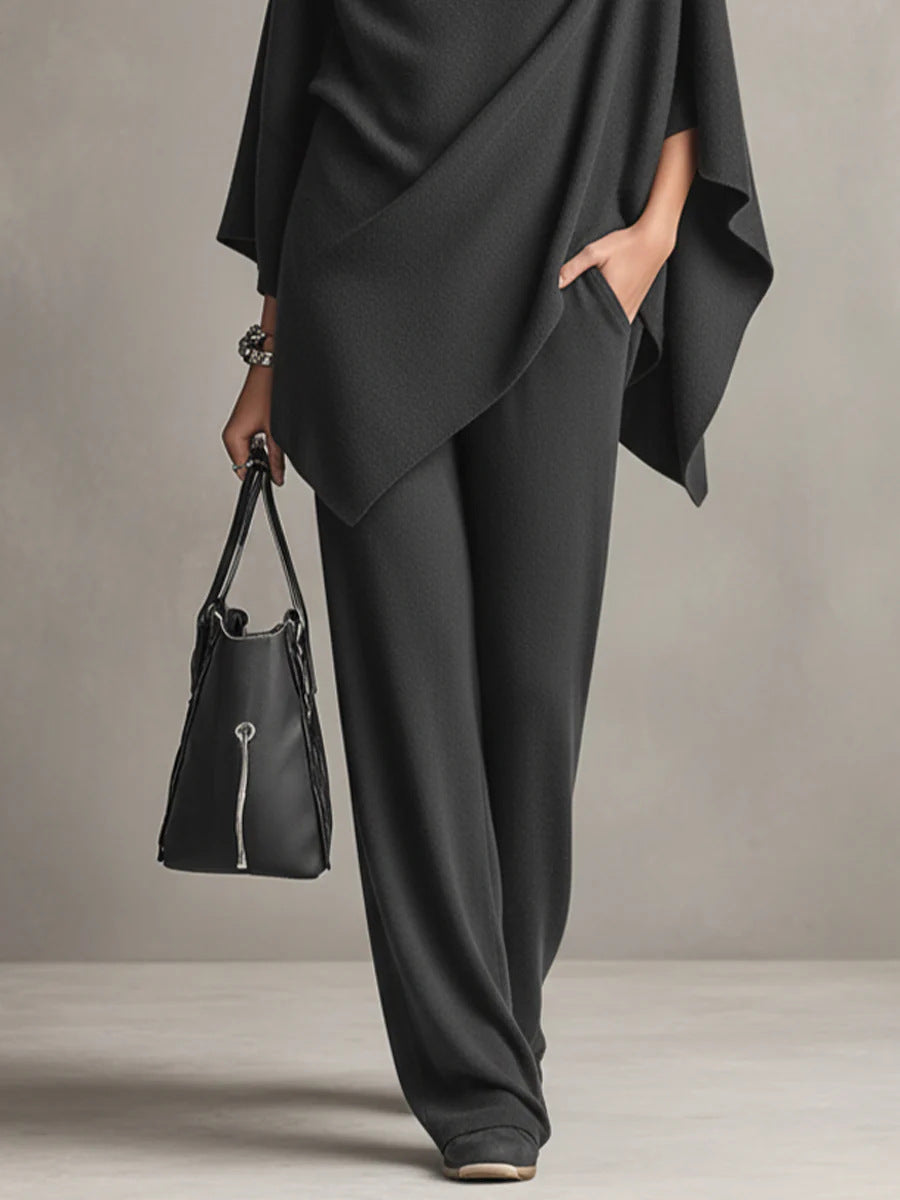 Sarina | Elegant Drape Two-Piece Set