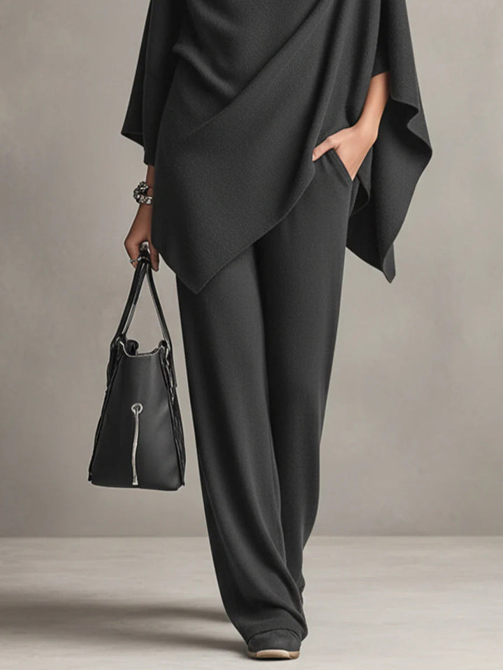 Sarina | Elegant Drape Two-Piece Set