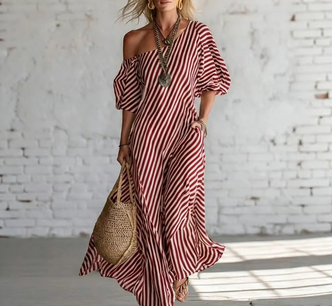 Alysha | Elegant Floral Print Maxi Dress