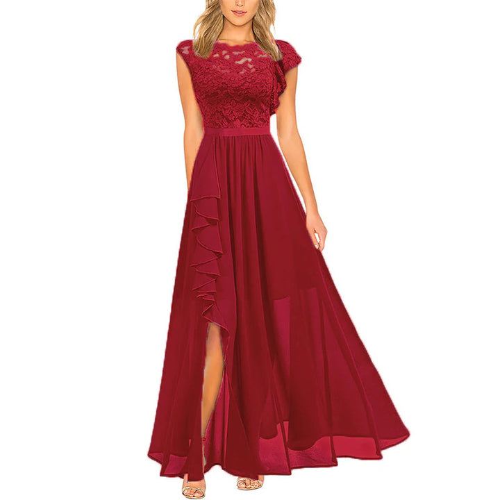 Ysabel | Elegant Chiffon Midi Dress