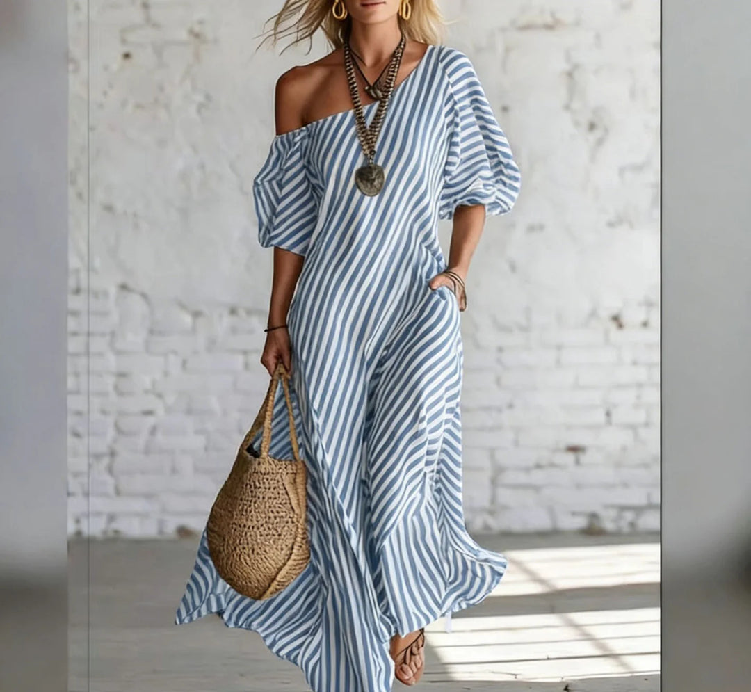 Alysha | Elegant Floral Print Maxi Dress