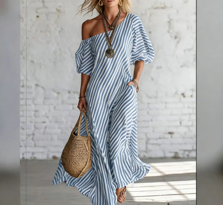 Alysha | Elegant Floral Print Maxi Dress