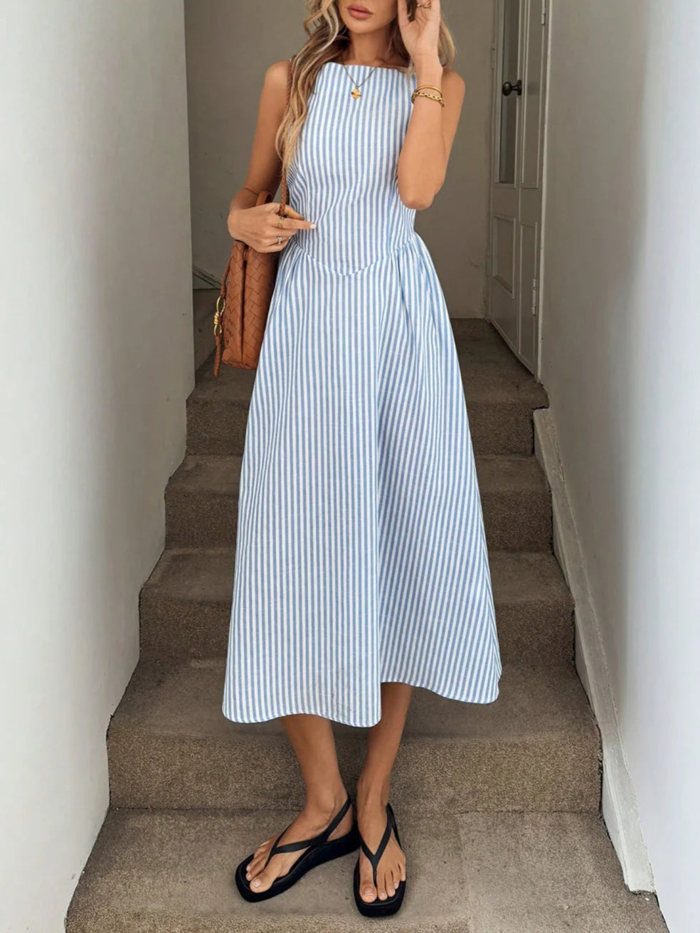 Denise | Floral Print Maxi Dress