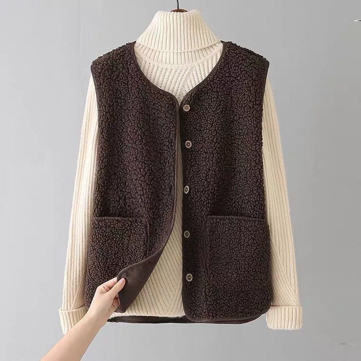 Gae - Soft Sleeveless Cardigan
