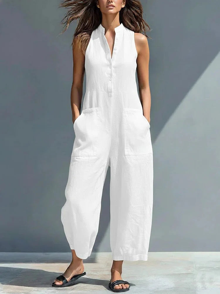 Lallie | Elegant Sleeveless Jumpsuit