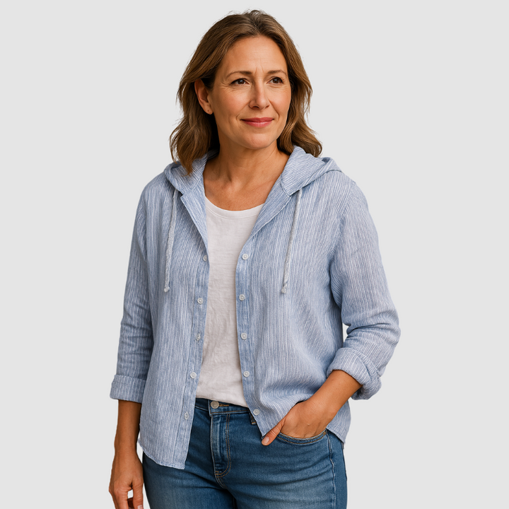Emelie | Breathable Hooded Blouse