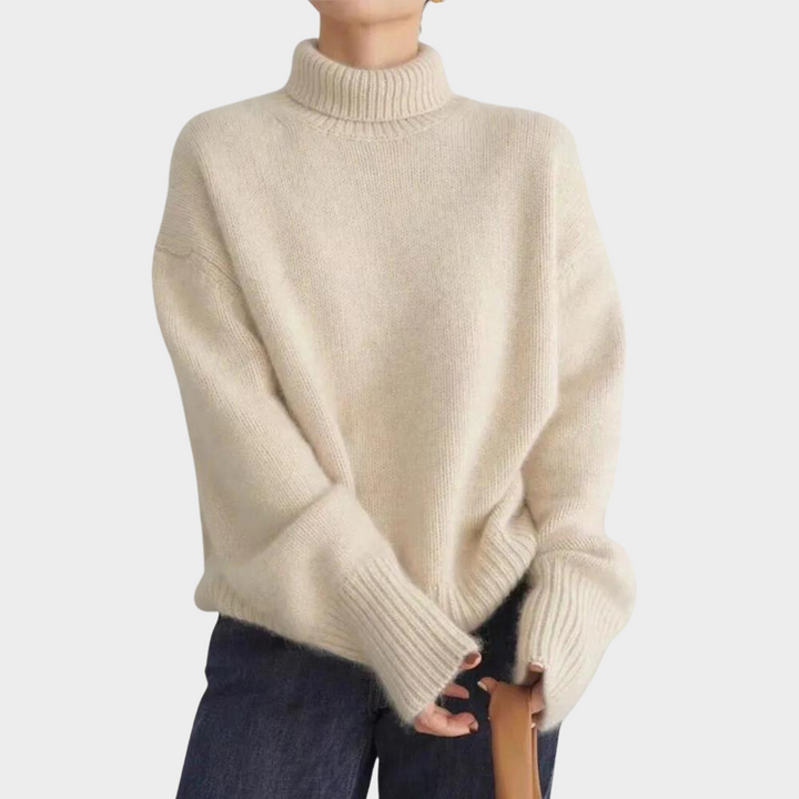 Lincy - Soft Turtleneck Knit Jumper