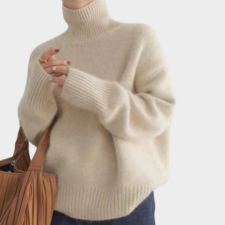 Lincy - Soft Turtleneck Knit Jumper