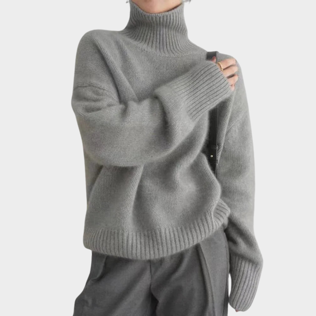 Lincy - Soft Turtleneck Knit Jumper