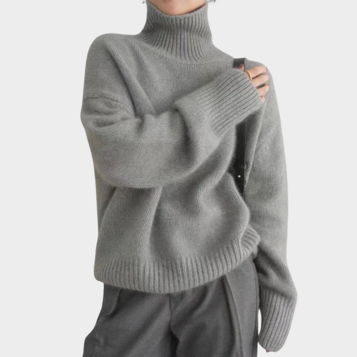 Lincy - Soft Turtleneck Knit Jumper