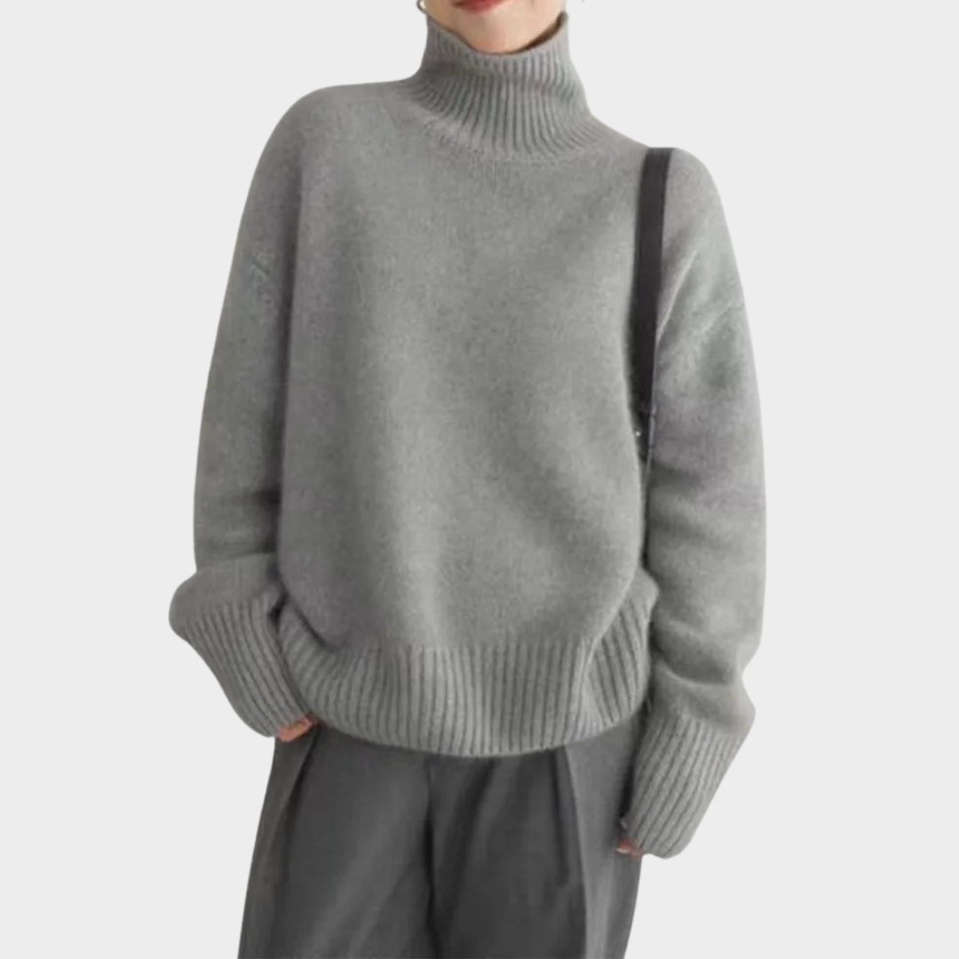 Lincy - Soft Turtleneck Knit Jumper