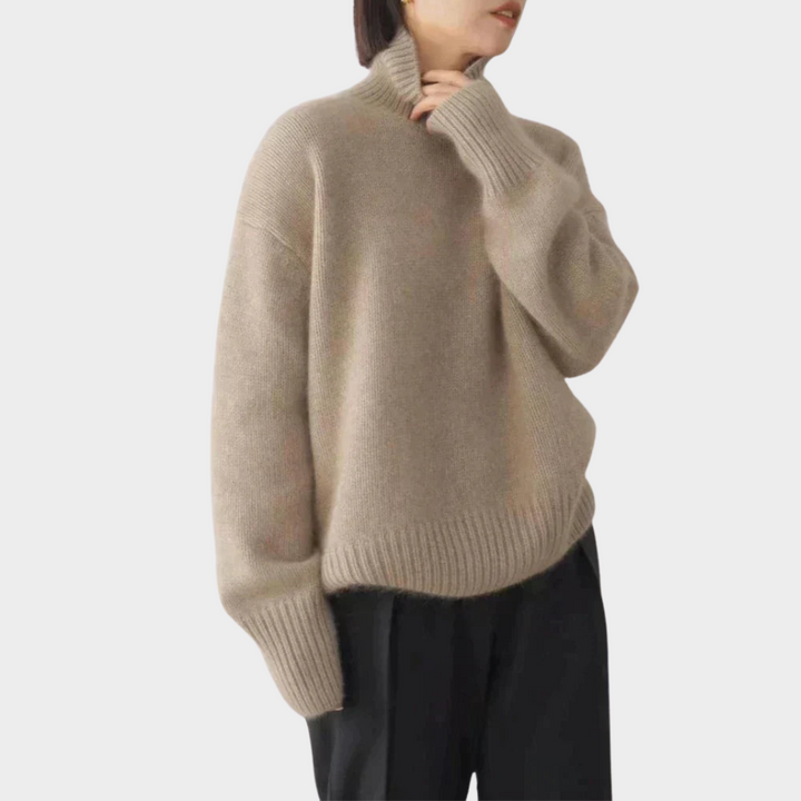 Lincy - Soft Turtleneck Knit Jumper