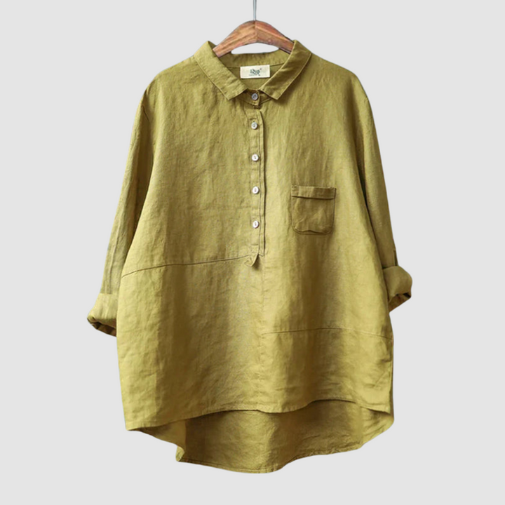 Lara - Timeless Breathable Three Quarter Blouse