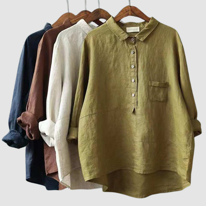 Lara - Timeless Breathable Three Quarter Blouse