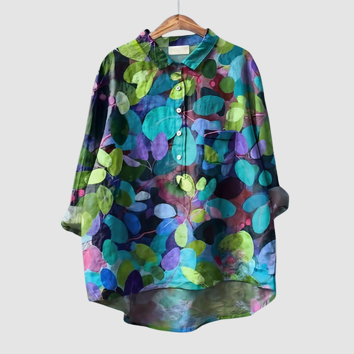Luna | Romantic Floral Print Blouse