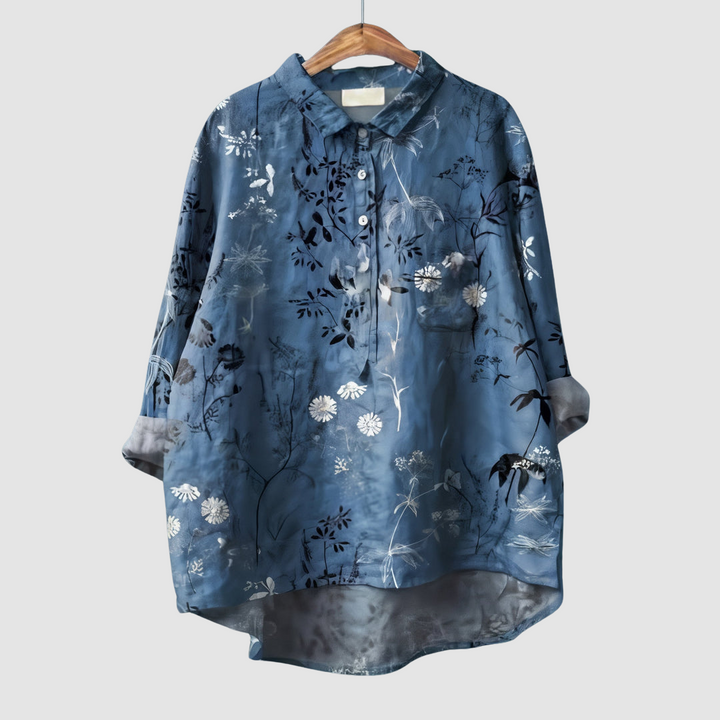 Luna | Romantic Floral Print Blouse
