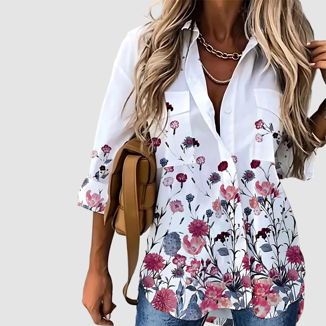 Lara - Chic breathable Three Quarter sleeve Blouse