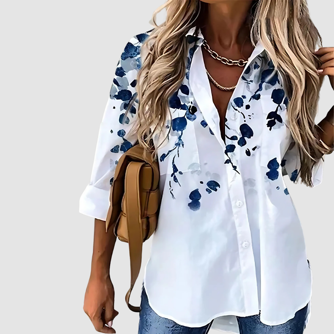 Lara - Chic breathable Three Quarter sleeve Blouse