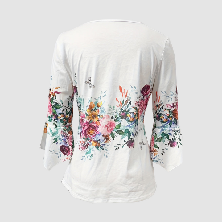 Eva | Timeless breathable floral Blouse