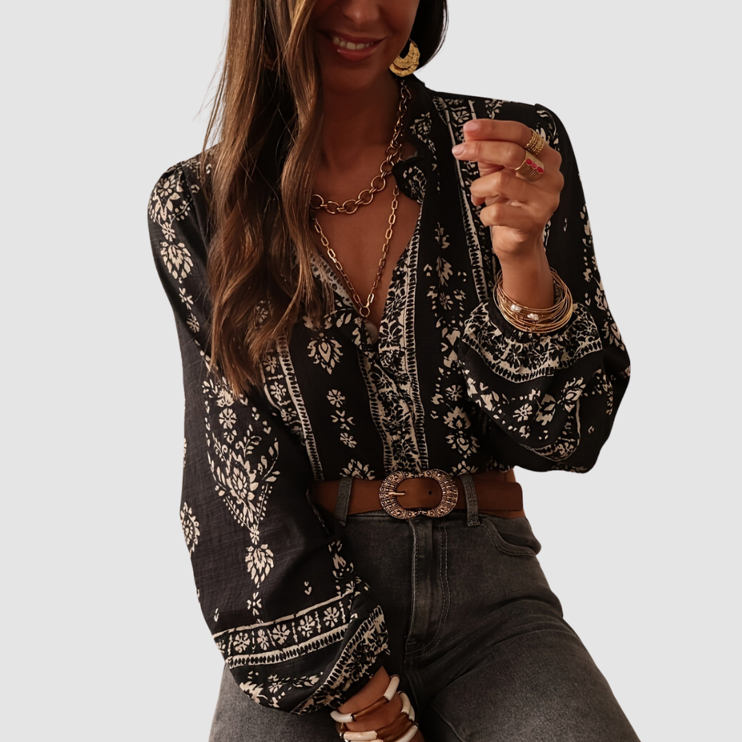Jessica Chic | Breathable Boho Blouse