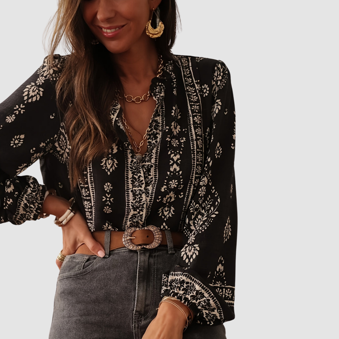 Jessica Chic | Breathable Boho Blouse