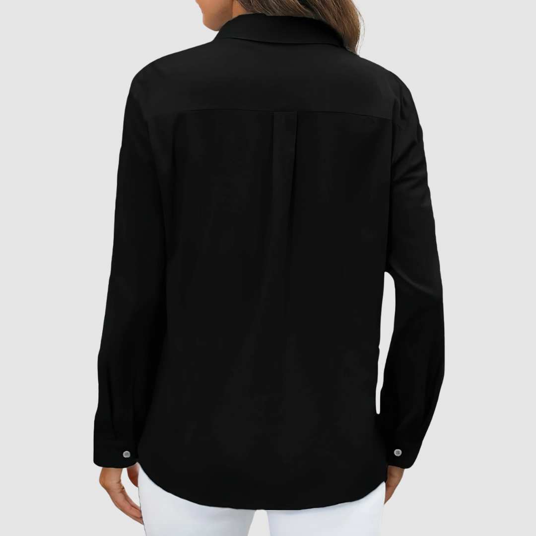 Celest | Elegant pocket Three Quarter blouse