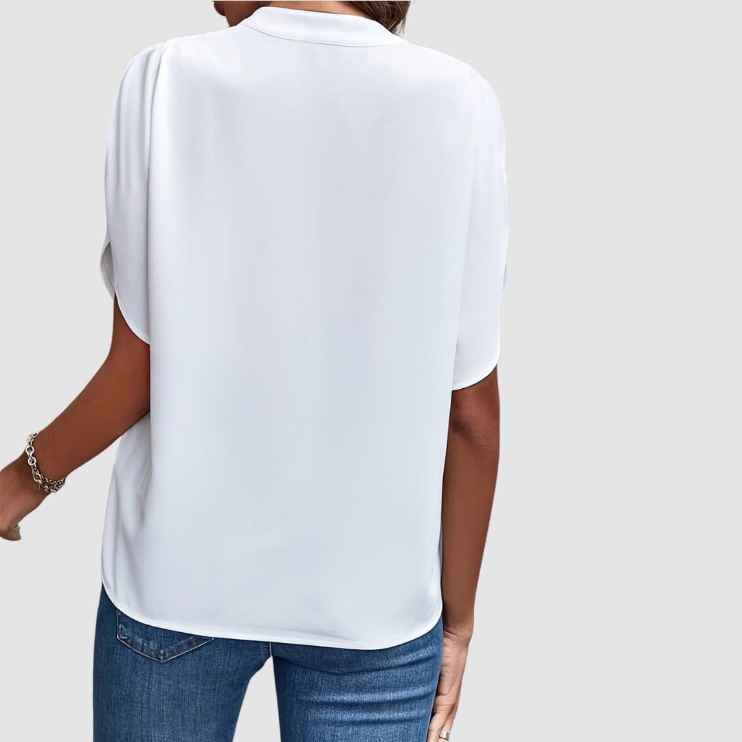 Elain - Draped, Elegant, Chic Blouse