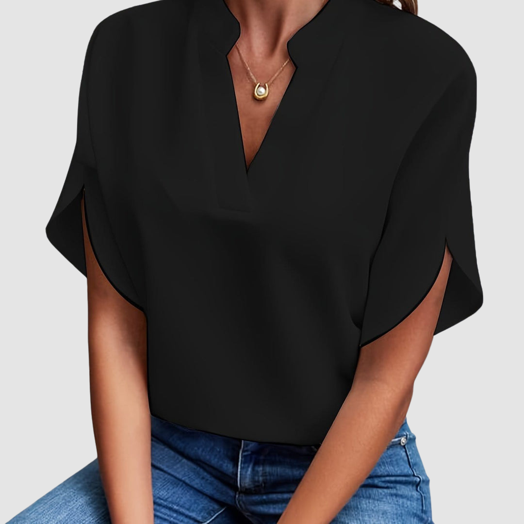 Elain - Draped, Elegant, Chic Blouse