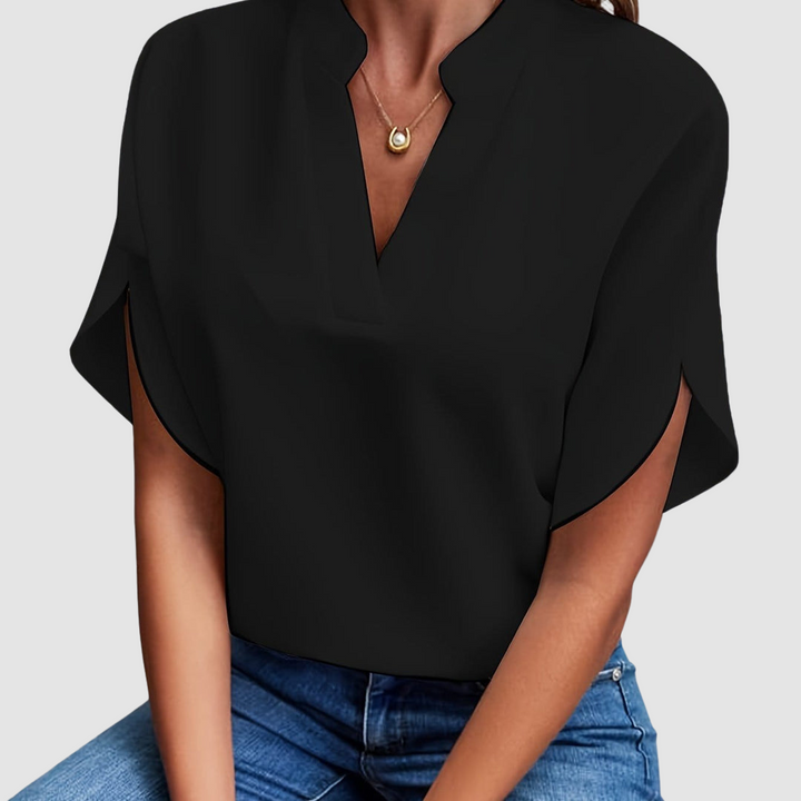 Elain - Draped, Elegant, Chic Blouse