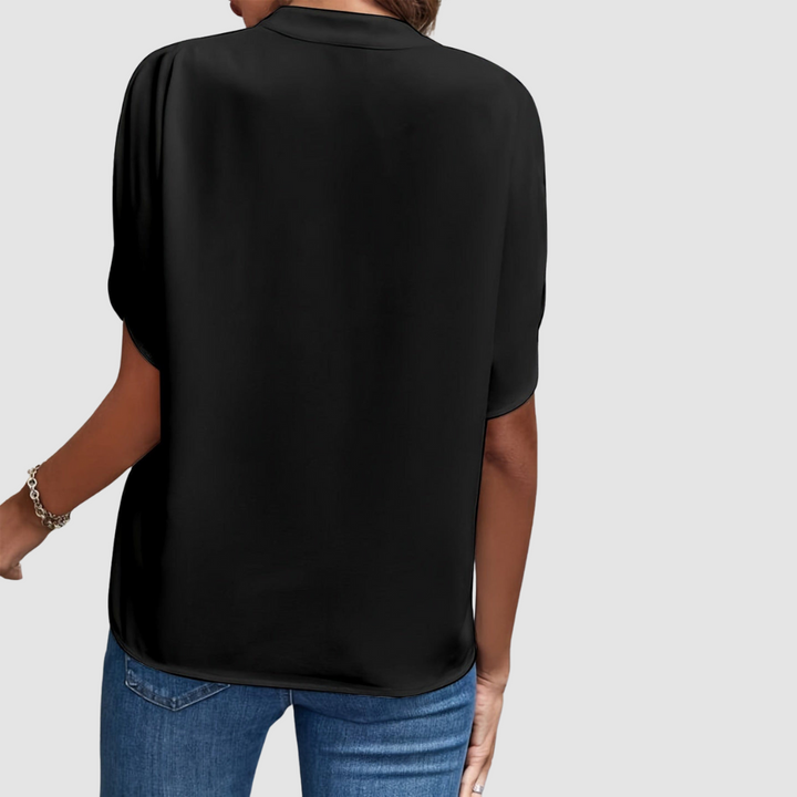 Elain - Draped, Elegant, Chic Blouse