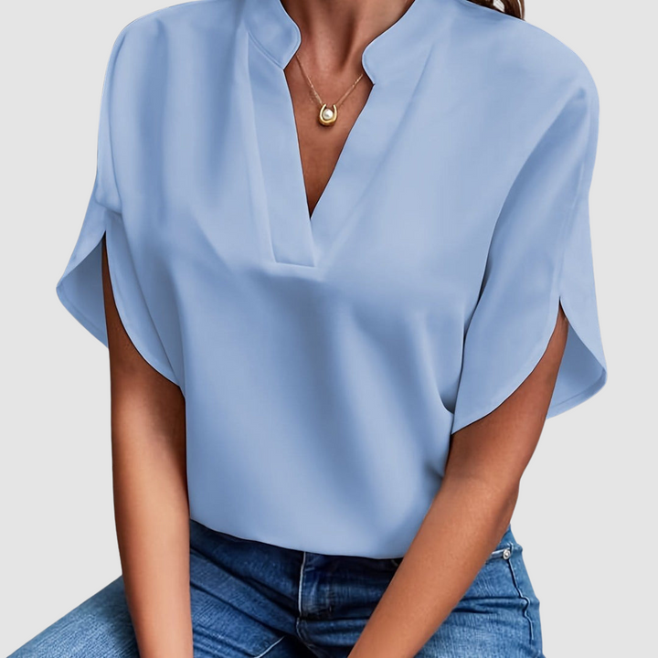 Elain - Draped, Elegant, Chic Blouse