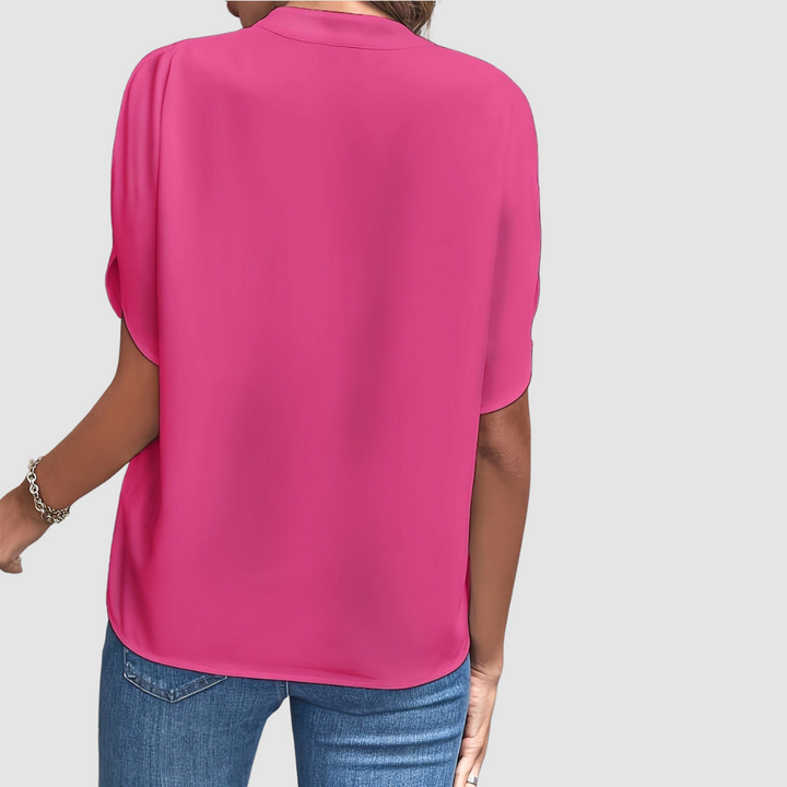 Elain - Draped, Elegant, Chic Blouse
