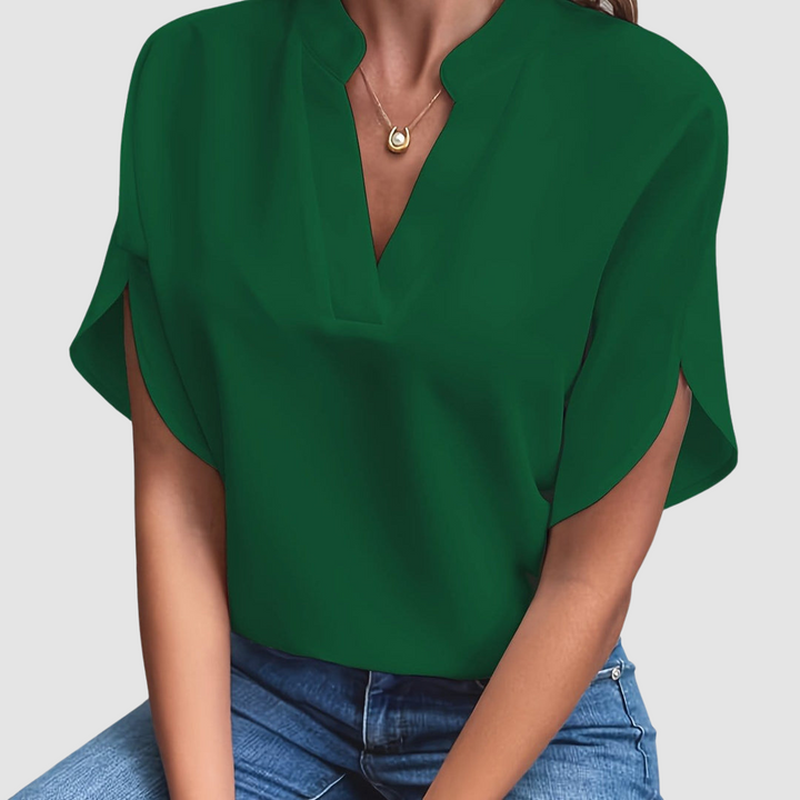 Elain - Draped, Elegant, Chic Blouse