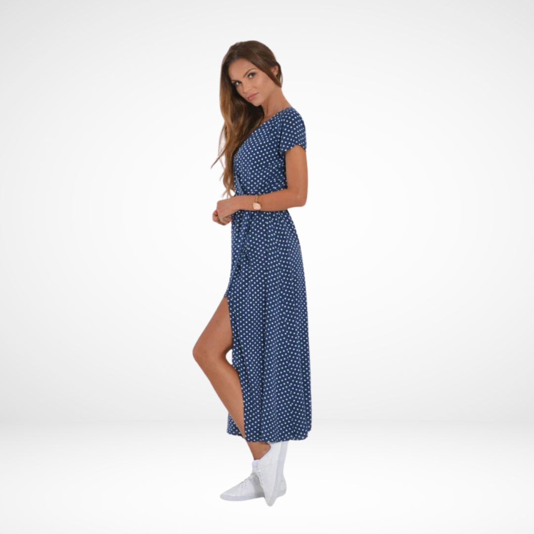 Amari | Elegant Chiffon Midi Dress