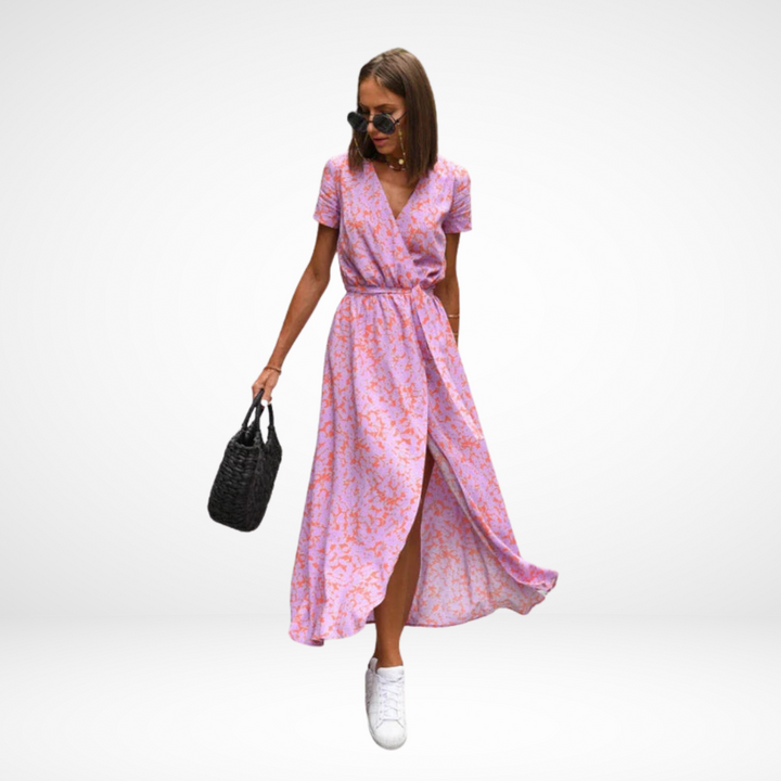 Amari | Elegant Chiffon Midi Dress