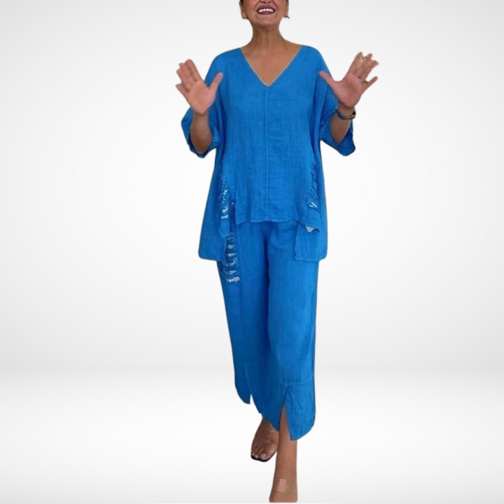 Briella - Elegant Two-Piece Summer Set | Chic Casual Outfit