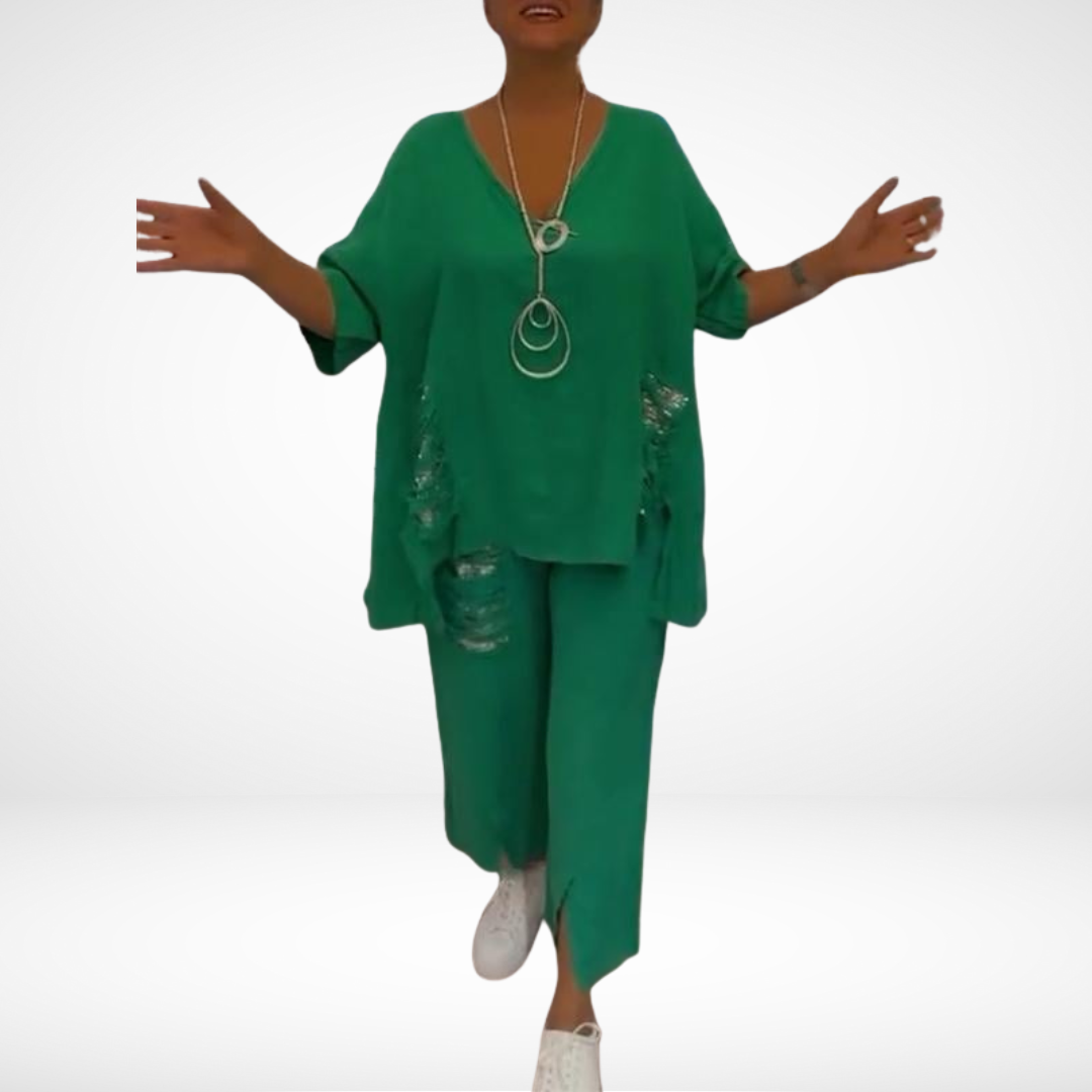 Briella - Elegant Two-Piece Summer Set | Chic Casual Outfit
