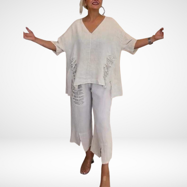 Briella - Elegant Two-Piece Summer Set | Chic Casual Outfit