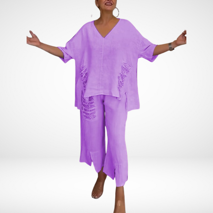 Briella - Elegant Two-Piece Summer Set | Chic Casual Outfit