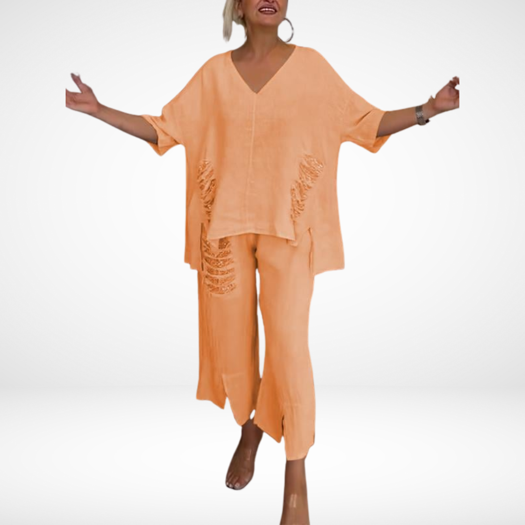 Briella - Elegant Two-Piece Summer Set | Chic Casual Outfit