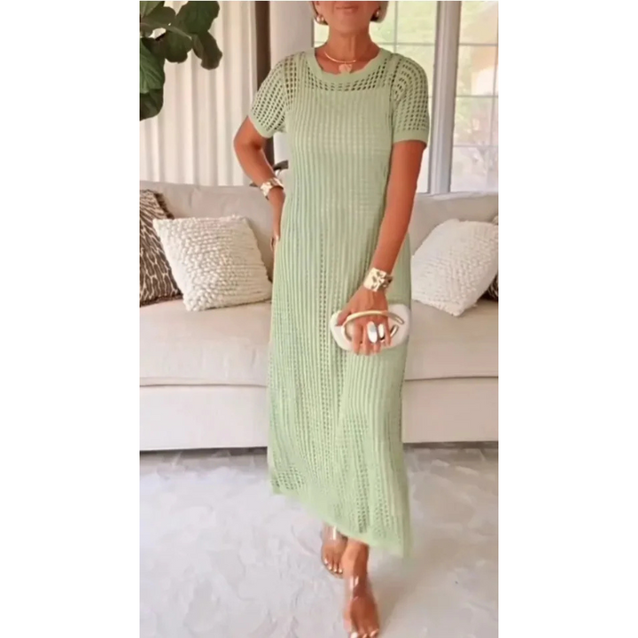 Amy's Wardrobe | Cut-Out Maxi Dress with Inner Layer