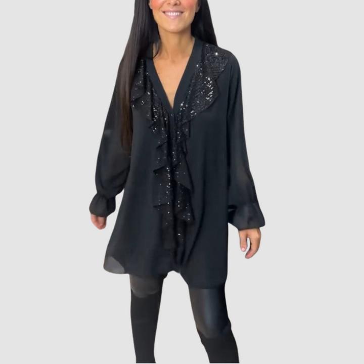 Elain | Elegant Ruffled Blouse