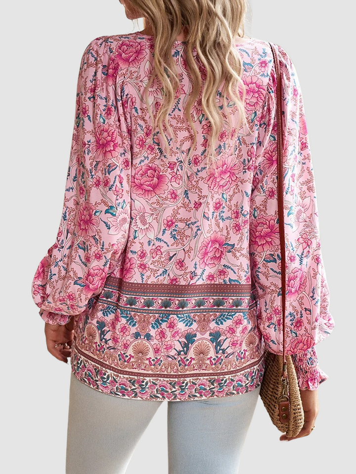Audry | Elegant Three Quarter Sleeve Blouse