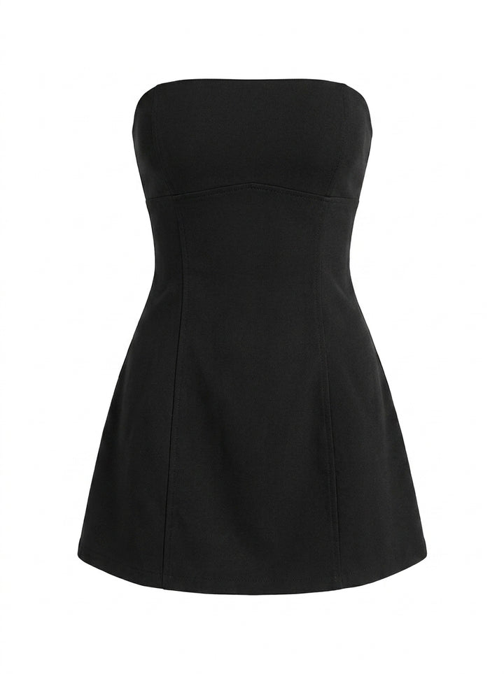 Amy's Wardrobe | Strapless Mini Dress in Bright Light