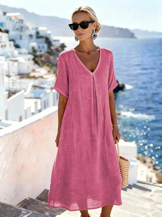 Amy's Wardrobe | Effortless Maxi Dress in Flowing Fabric
