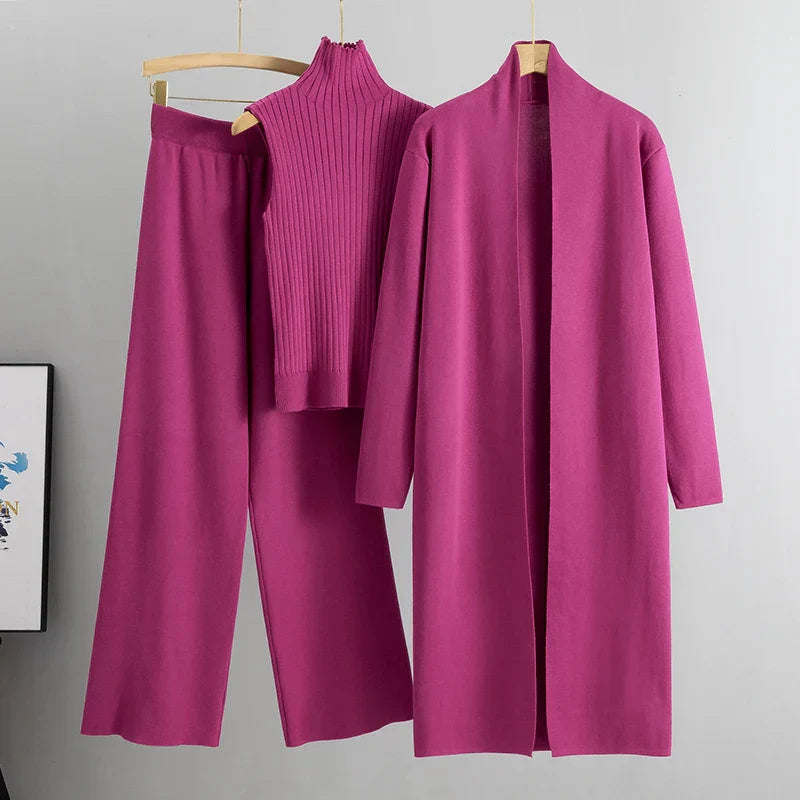 Jillie - Comfortable Three-Piece Set Lounge Wear