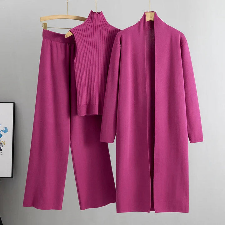 Jillie - Comfortable Three-Piece Set Lounge Wear