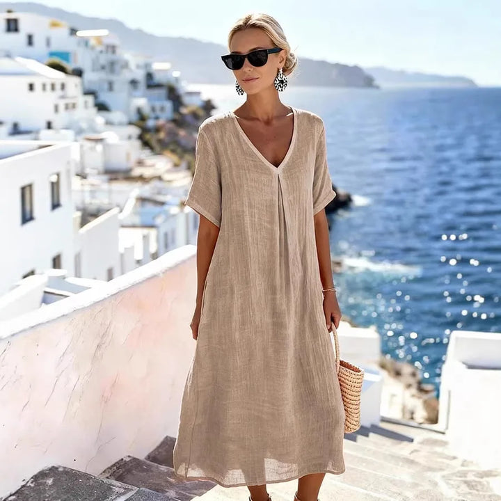 Amy's Wardrobe | Effortless Maxi Dress in Flowing Fabric
