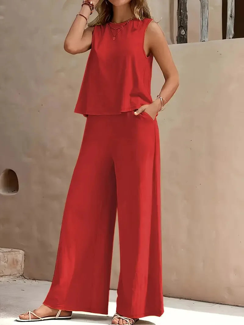 Danielle | Sleeveless Two-Piece Set, Casual, Chic, Comfortable