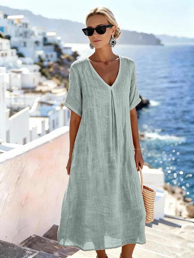 Amy's Wardrobe | Effortless Maxi Dress in Flowing Fabric